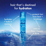 water sign | hydrating hair oil for dry hair