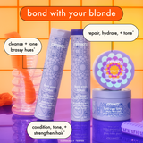 bust your brass | cool blonde intense repair hair mask