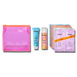 amika wash, care + treat trial set + pink travel bag