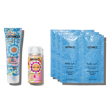 hydration trial kit | 3 20ml packs of hydro rush intense moisture shampoo, conditioner, hydro rush intense moisture mask + perk up dry shampoo