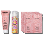 shine trial kit | 3 packs of 20ml mirrorball high shine shampoo, conditioner, flask mask instant shine mask + perk up dry shampoo