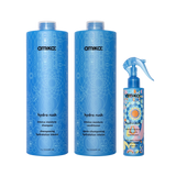 super-sized hydration set  | hydro rush intense moisture shampoo, conditioner, leave-in conditioner