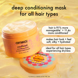 deep conditioning mask for all hair types. the soulfood nourishing mask makes hair look and feel soft, silky, and hydrated. it is clinically proven to make hair 91% more manageable and 11.4x more conditioned. this hair mask is ideal for all hair types experiencing dryness. 