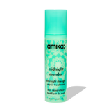 image of a green bottle of amika midnight mender overnight strength repair treatment mask. 100 ml / 3.3 us fl oz size. 